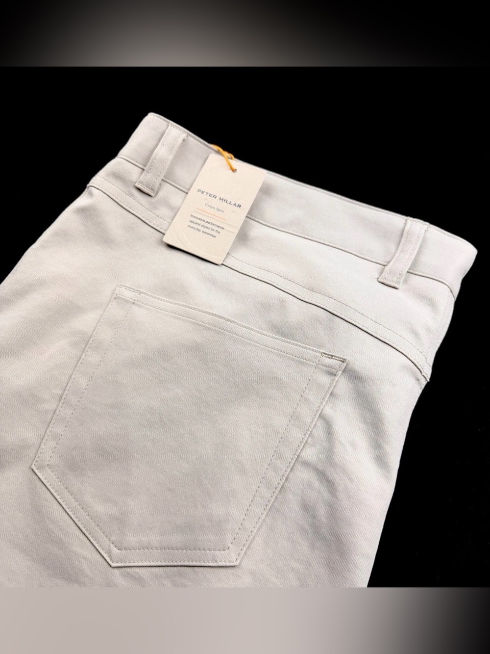 Peter Millar Crown Sport EB66 Performance 5 Pocket Pants Stone 38x32 NWT